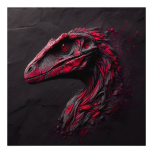 Impression Photo L'Ode à la préhistoire - Le génie de l'IA