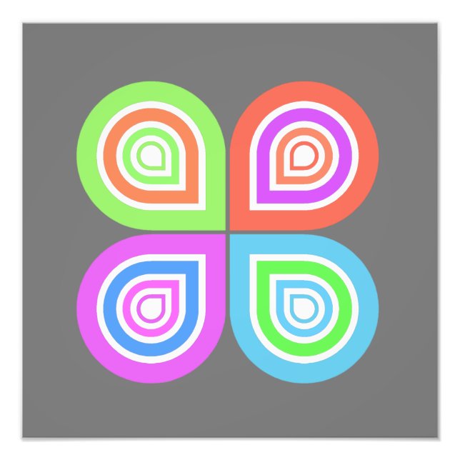 Impression Photo Logo Abstrait (Devant)