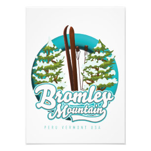Impression Photo logo de Bromley Mountain Peru Vermont US Ski