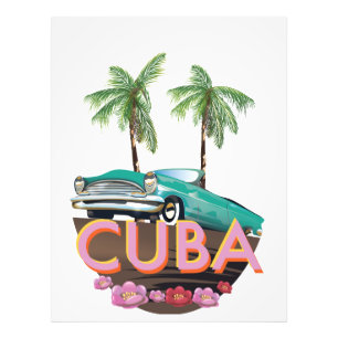 Impression Photo Logo de Cuba Classic Car