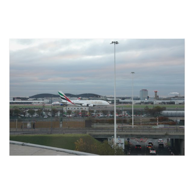 Impression Photo London Airport Evening Landing (Devant)
