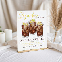 Long Island Iced Tea Signature Cocktail Recipe