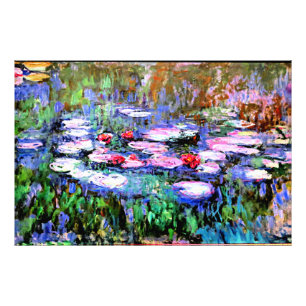 Impression Photo Los Nenufares (nénuphars) par Claude Monet