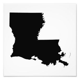 Impression Photo Louisiane en noir et blanc