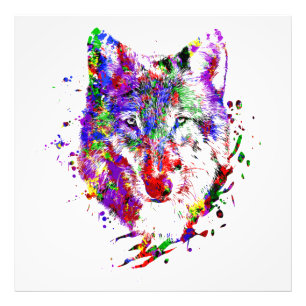 Impression Photo Loup Animal Forêt Sauvage Nature Monde Terre Libre