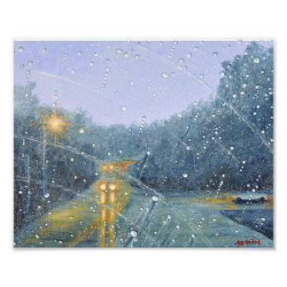 Impression Photo Lumière et chaleur par un jour de pluie