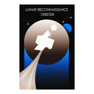 Impression Photo Lunar Reconnaissance Orbiter Art spatial