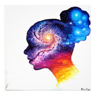 Impression Photo L'univers dans son esprit