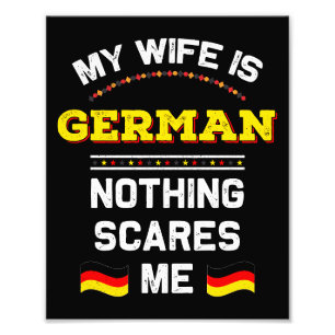 Impression Photo Ma femme est allemande Alemania Republic Allemagne