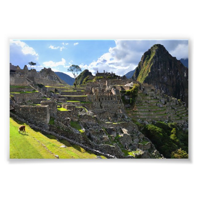 Impression Photo Machu Picchu, Pérou, après-midi (Devant)