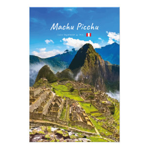Impression Photo Machu Picchu, Pérou - Ruines de la citadelle inca