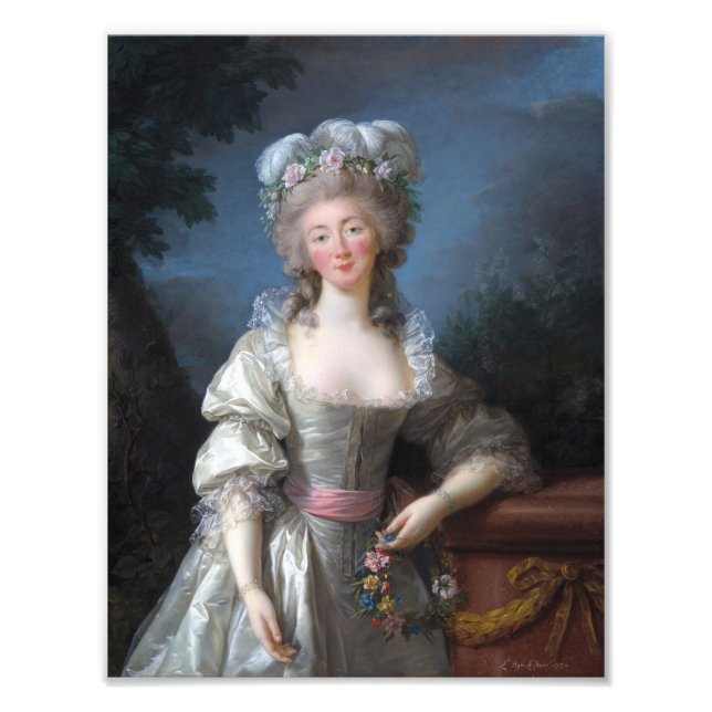 Impression Photo Madame du Barry 1782 par Elisabeth Brun (Devant)