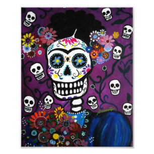 Impression Photo Madame mexicaine jour de la peinture morte