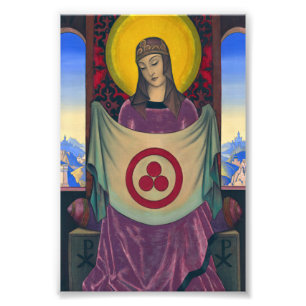 Impression Photo Madonna Oriflamma par Nicholas Roerich