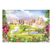 Magical Unicorn Kingdom - Imaginaire Castle Paysag