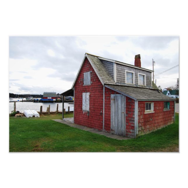 Impression Photo Maine Lobster Shack 19x13 (Devant)