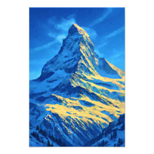 Impression Photo Majestic Matterhorn Pic alpin Iconique