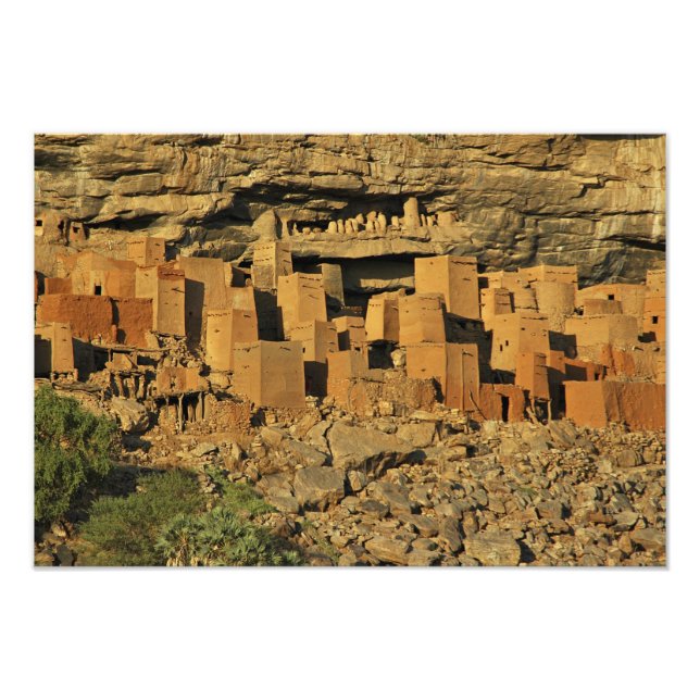 Impression Photo MALI, Terres Dogon. Malien Tellem traditionnel (Devant)