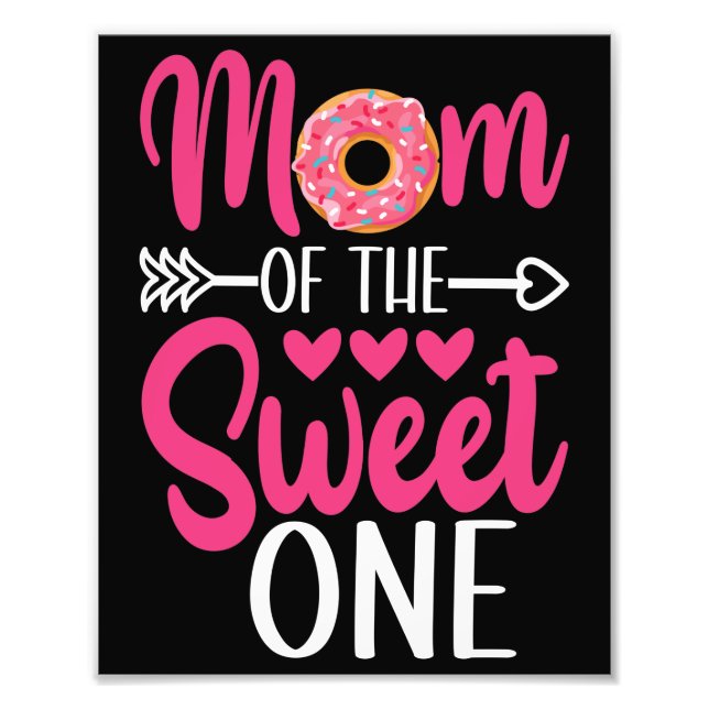 Impression Photo Maman de la douce âne saupoudrée (Devant)