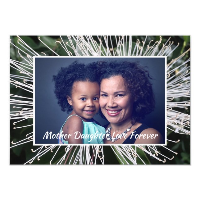 Impression Photo Maman Fille Famille Amour Personnaliser (Devant)