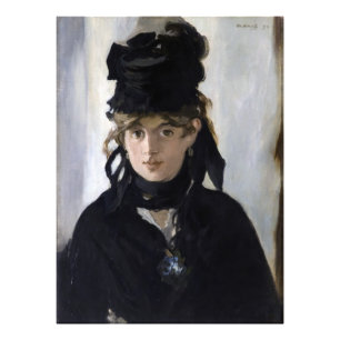 Impression Photo Manet - Berthe Morisot avec un bouquet de violette