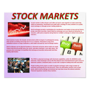 Impression Photo Marchés stocks