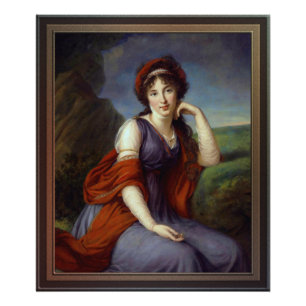 Impression Photo Maria Razumovskaya par Elisabeth-Louise Le Brun