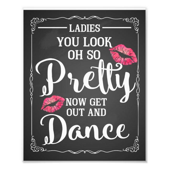 Impression Photo Mariage dames salle de bain panneau marrant tablea (Devant)