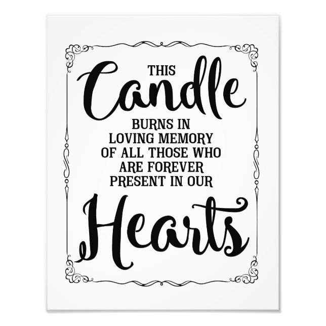 Impression Photo mariage, mariage de mémoire, papier (Devant)