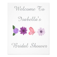 Mariage personnalisé Fleurs de Cosmos Bridal Showe