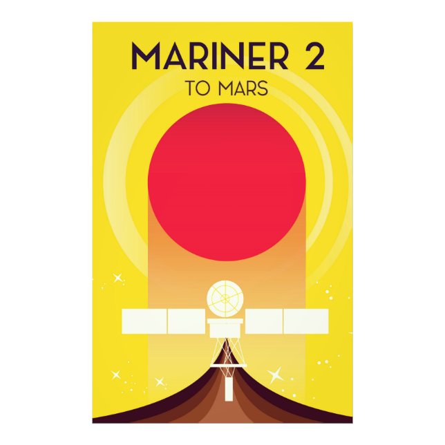 Impression Photo Mariner 2 vers Mars (Devant)