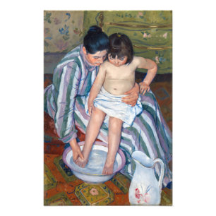 Impression Photo Mary Cassatt - Le bain de l'enfant / Le bain