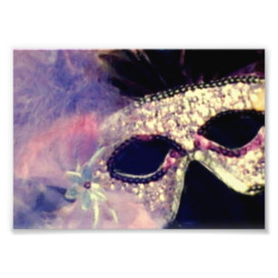 Impression Photo Masque de mardi gras