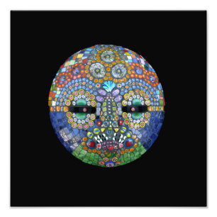 Impression Photo Masque de mosaïque de Marge