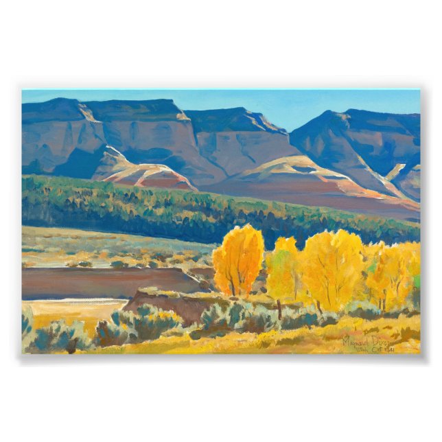 Impression Photo Matin pacifique par Maynard Dixon (Devant)