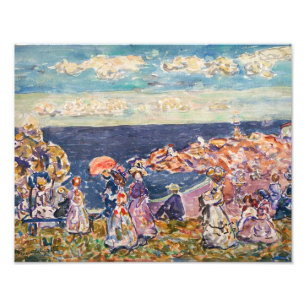 Impression Photo Maurice Prendergast - Sur la plage