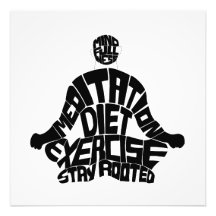 Méditation-Motivation murale art