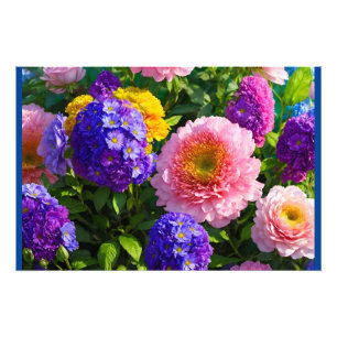 Impression Photo Mélange de fleurs