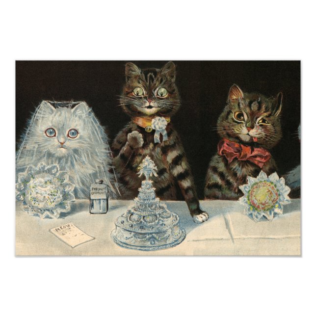 Impression Photo Mellin's Food Biscuits de Louis Wain (Devant)