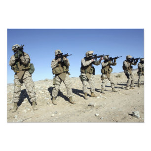 Impression Photo Membres de l'équipe militaires de Transistion