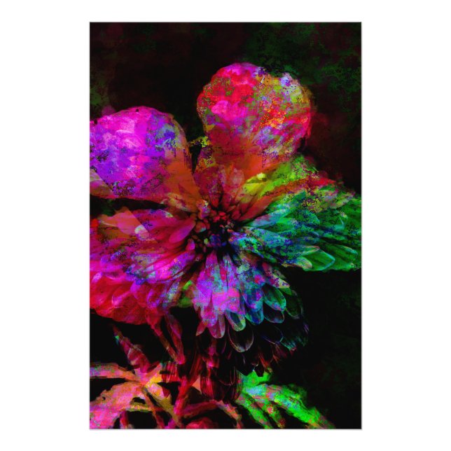 Impression Photo Mémoire florale tropicale (Devant)