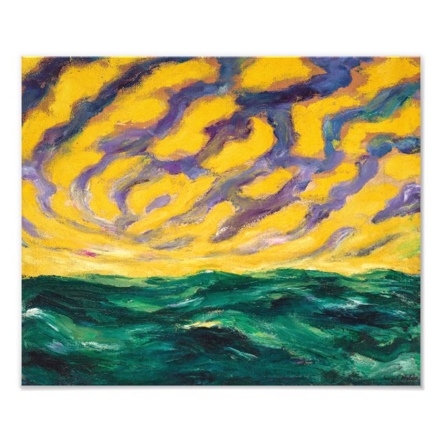 Impression Photo Mer d'automne | Emil Nolde | (Devant)