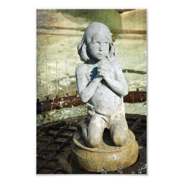 Impression Photo Mercy Fountain Detail (Devant)