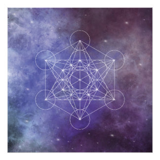 Impression Photo Métatron, chakra, zen, géométrie sacrée, ange,