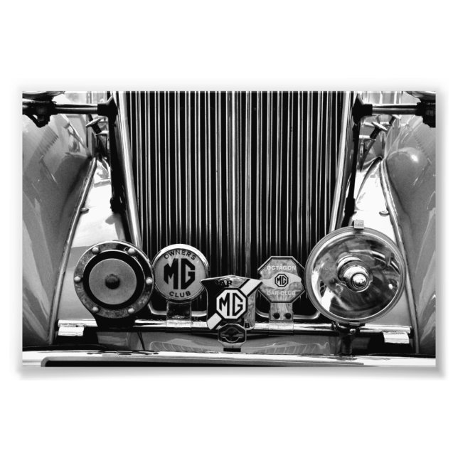 Impression Photo MG Voiture de sport classique (Devant)