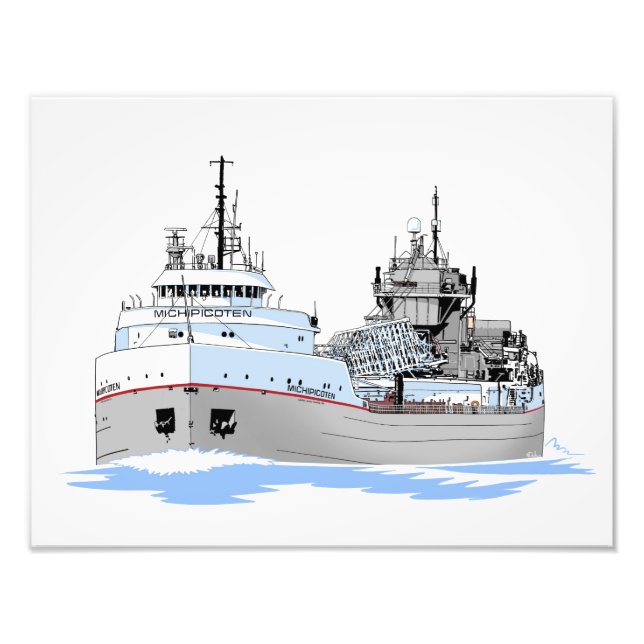 Impression Photo Michipicoten, cargo des Grands Lacs (Devant)