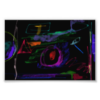 Impression Photo Midnight Neon Échos Luminescents