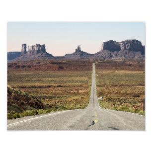 Impression Photo Mile Marker 13 Utah Highway Monument Valley