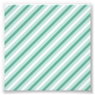 Impression Photo Mint Vert Blanc Fleur De Lis Délicieuse Pastel