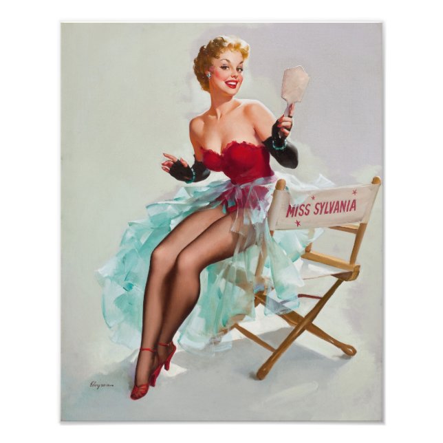 Impression Photo Miss Sylvania Pin-Up Girl (Devant)